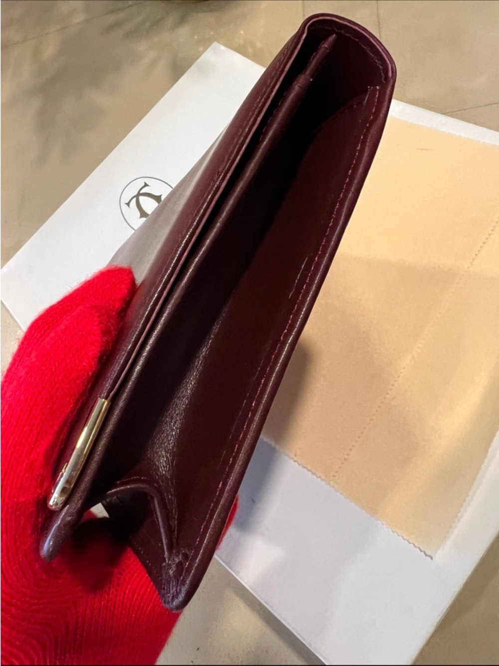 Cartier Must de Cartier Clutch -Vintage 70s/80s -Authentic- EUC - Picture 9 of 11